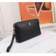 Top counter rats high-end goods 2023 latest hot models LV double zipper imported head layer cowhide clutch bag hot models a large number of shipments, clamoring counter goods   top original single goods   paper talking a