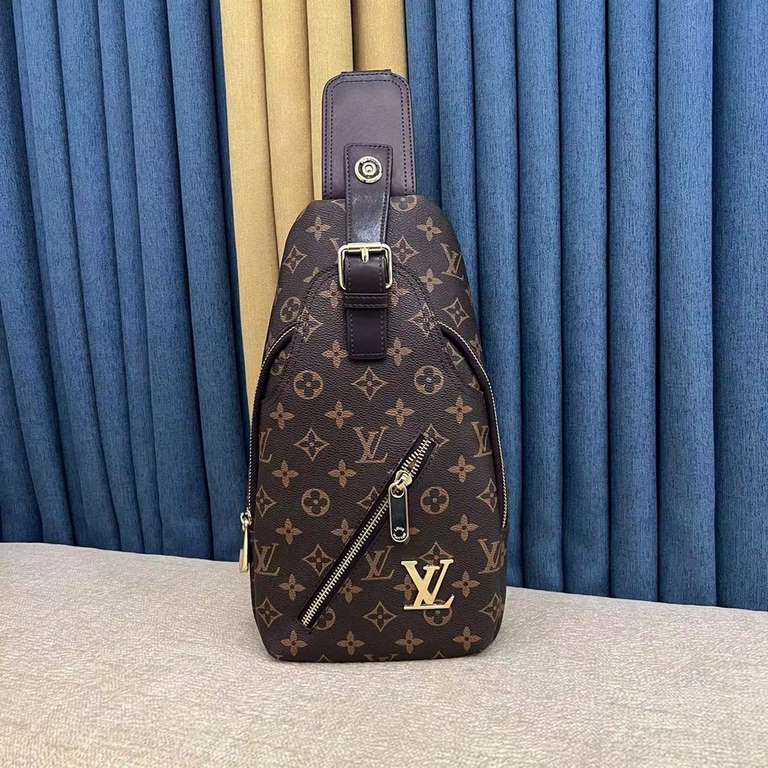 LV Chest BagModel 23344Size 18-31-5Counter new    heavy hit replica   original leather replica   leather super soft   oversized capacity   customized counter original hardware  smooth zipper    perfect craftsmanship   re