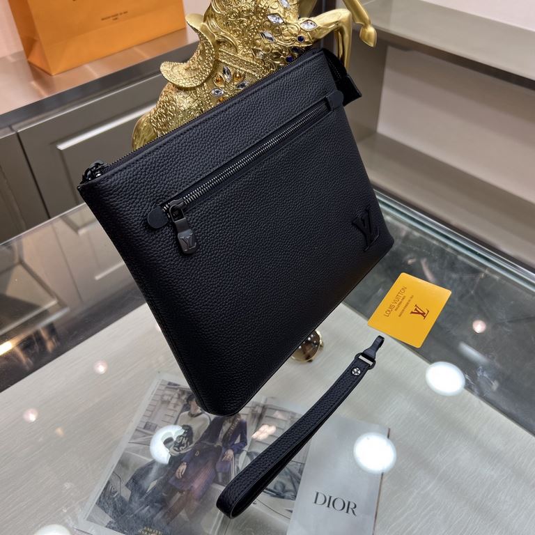 LOUIS VUITTON (Louis Vuitton   ) top original single latest model clutch bag. Imported head layer cowhide. Original hardware. Workmanship to see the details, every place is incomparable to pay attention to, exquisite and