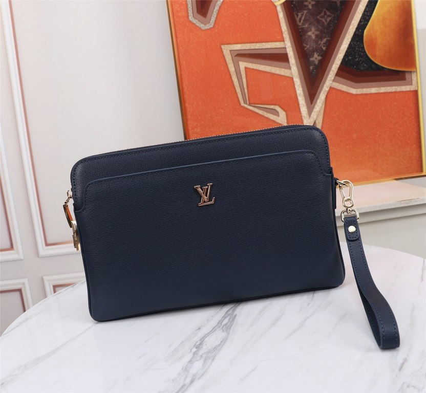 [Top original single quality] 2022 latest models LV single pull combination lock handbag European original imported cowhide sketched iconic lines, using imported equipment production, fashion trend, counter quality, more