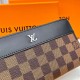 [Original] LV Louis Vuitton [Model] 666065 Small Wallet [Size] 19-10-2.5cm [Color] Black High-end quality (original authentic) [Material] LV Louis Vuitton Counter OEM Classic Original Imported   Cowhide Authentic Importe