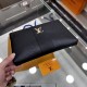 LV  Counter synchronization new  Italian origin Royal brand   Extraordinary enjoyment men's clutch  Preferred original grain cowhide   Into the original single hardware Absolute   Explosion of the market Style unique des