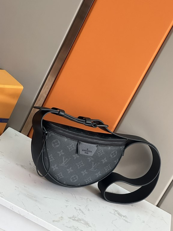 Top Original   Original Development, All Steel Hardware     This LV Moon Crossbody handbag is crafted from Monogram Eclipse-coated canvas with leather trimmings and a shoulder strap for a sophisticated and handsome look.