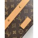 Top Original Vintage Case Bag 44752 Old Flower LV classic koi case bag with fabric lining, distressed gold-tone metal pieces and full Monogram pattern. Zipper closure adjustable leather shoulder strap. Size 362814