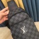 LV Chest BagModel 28996Size 18-31-5Counter new    Heavy hit replica   original leather replica   leather super soft   super large capacity   customized counter original hardware  smooth zipper    perfect craftsmanship   