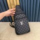 LV Chest BagModel 28996Size 18-31-5Counter new    Heavy hit replica   original leather replica   leather super soft   super large capacity   customized counter original hardware  smooth zipper    perfect craftsmanship   