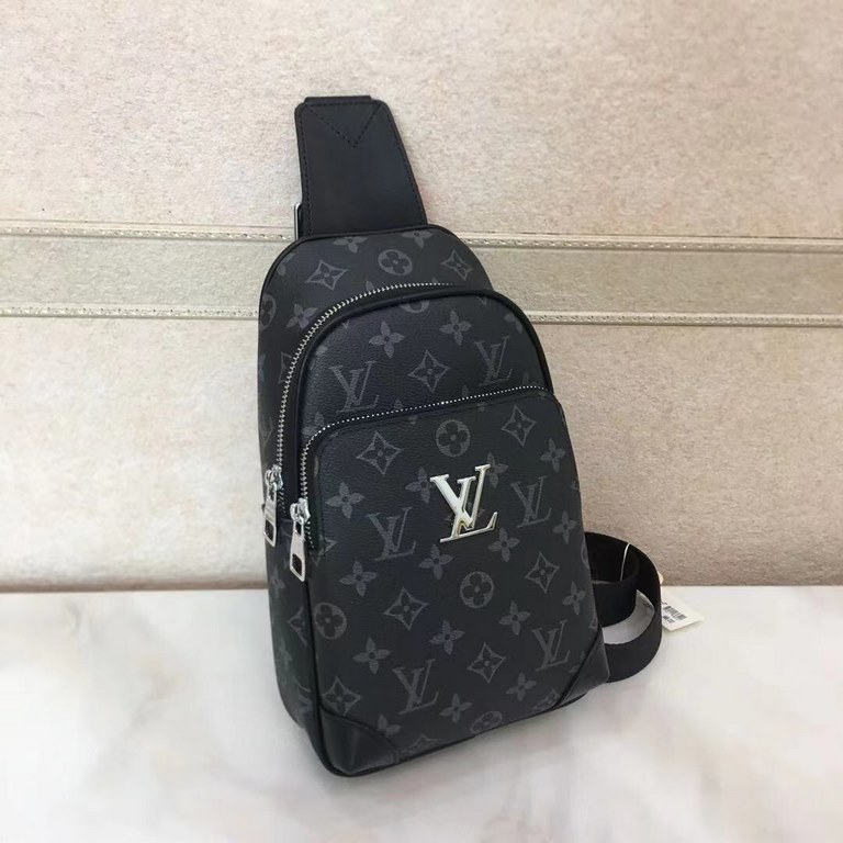 [Original Goods] LV Chest BagModel 28996Size 18-31-5Counter new    heavy hit version of the replica   original leather replica   leather super soft   oversized capacity   customized counter original hardware  smooth zipp