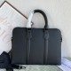 Louis Vuitton, m59159 black, top quality This briefcase has the supple texture of lv aerogram cowhide leather and is accented with metallic lv letters on the lower right corner. A padded pocket organizes a laptop, and th