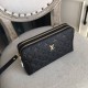 Top counter rats high-end goods 2022 latest hot models LV double zipper imported head layer cowhide clutch bag hot models a large number of shipments, clamoring counter goods   top original single goods   paper talking a