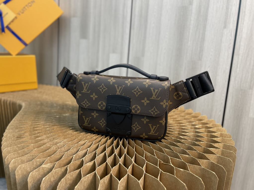 The sturdy suitcase-style handle and adjustable shoulder strap are embellished with the LV logo and offer a variety of carrying options.Monogram Macassar coated canvasEpi leather trim and liningMatte black metal hardware