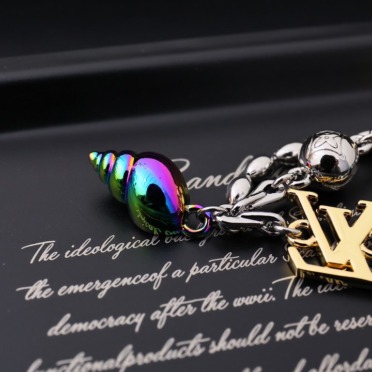 2024 New LVLouis Vuitton SHELL Colorful Conch Multi-Layers Bracelet M1227A