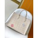 M46416 Black Beige Floral , New, Full Leather Quad Bags Mommy Bags Collection On the go MM Handbags The LV x Yayoi Kusama collection in Louis Vuitton attracts the eye with its delicate floral motifs, LV x YK Onthego MM. 