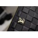 () [Original] LV Louis Vuitton  [Model] 666032 small wallet [Size] 19-10-2.5cm [Color] black high-end quality (original authentic) [Material] LV counter purchases classic  original imported   cowhide  authentic imported 