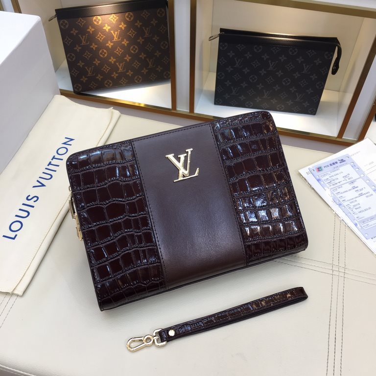 .     Original official website 66432-4LV original single authentic new counter with the same high-end men's casual clutch   workmanship is super refined and elegant. With imported raw materials cowhide counter special h