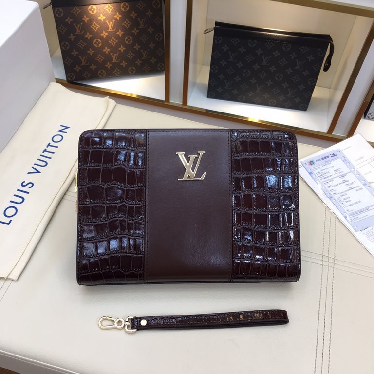 .     Original official website 66432-4LV original single authentic new counter with the same high-end men's casual clutch   workmanship is super refined and elegant. With imported raw materials cowhide counter special h