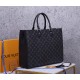 TOP ORIGINAL M44733GRAND SAC Handbag Inspired by Louis Vuitton's classic Sac Plat handbag from the 1960s, the Grand Sac handbag is given a new look in Monogram Eclipse canvas. It has plenty of space to organize your offi