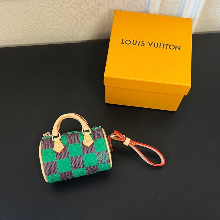 new   checkerboard checkerboard 5 colors In stock  MINI KEEPALL bag charm with keychain Louis Vuitton Louis Vuitton lv Mini Pillow Bag Pendant  This Mini Keepall bag and keychain is a bold and adventurous take on the cla