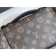 [S Lock Sling Waistcoat] M46245 Handbag with a magnetic closure inspired by Louis Vuitton's traditional hard case locks to keep your personal belongings safe and secure.Monogram Macassar canvas with creative black metal 