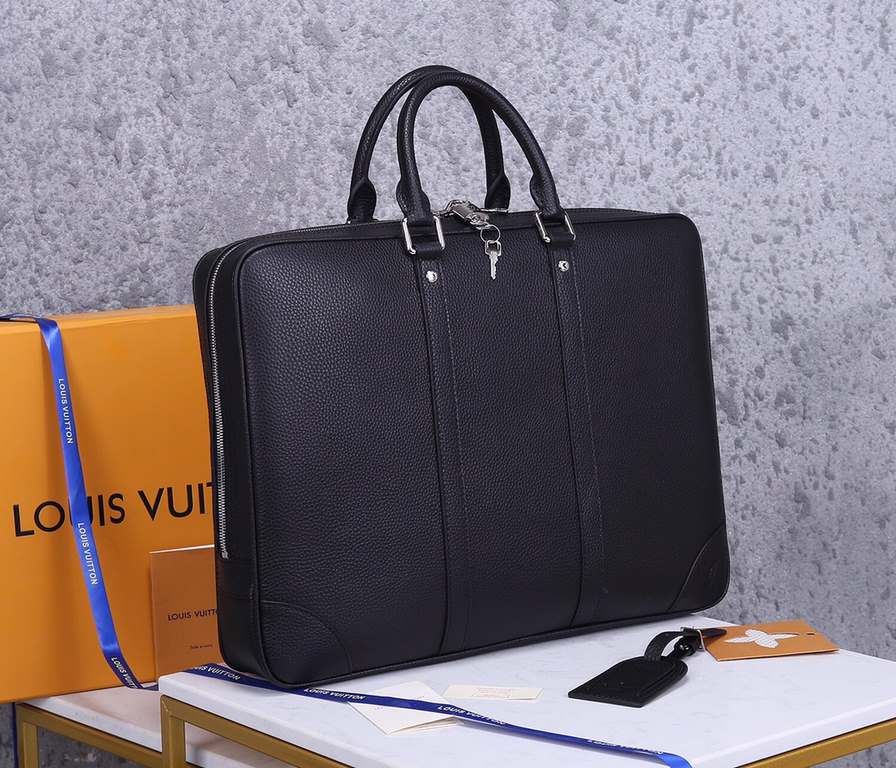 Top Original N56003 Porte-Documents Voyage Briefcase Crafted in soft Taurillon calf leather. A modern take on a classic Louis Vuitton design. Fine craftsmanship and supple leather make this bag exude ultimate luxury at a