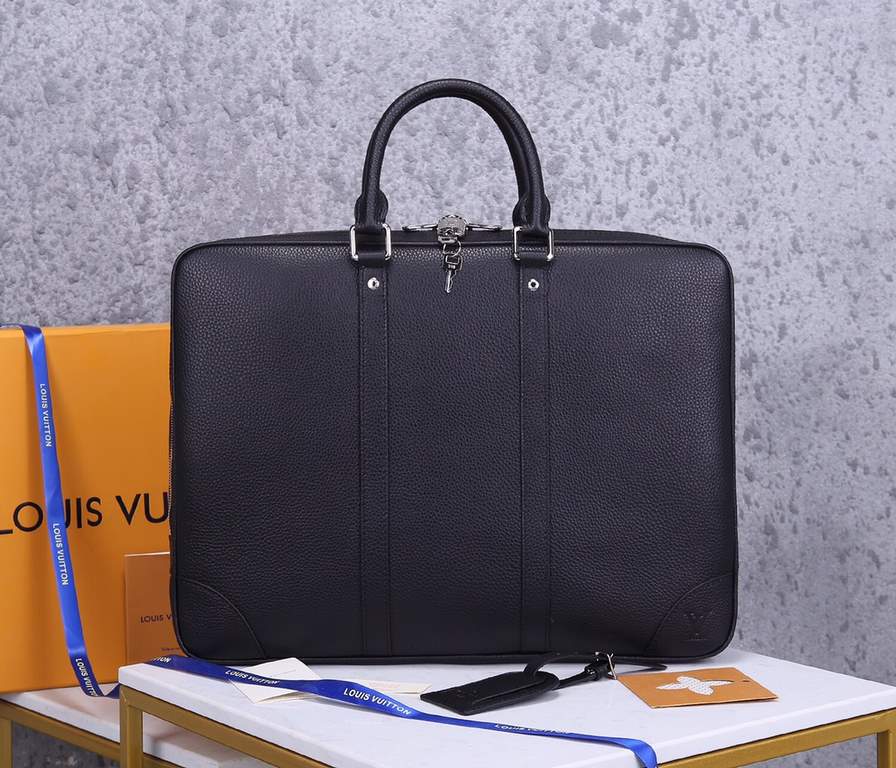 Top Original N56003 Porte-Documents Voyage Briefcase Crafted in soft Taurillon calf leather. A modern take on a classic Louis Vuitton design. Fine craftsmanship and supple leather make this bag exude ultimate luxury at a