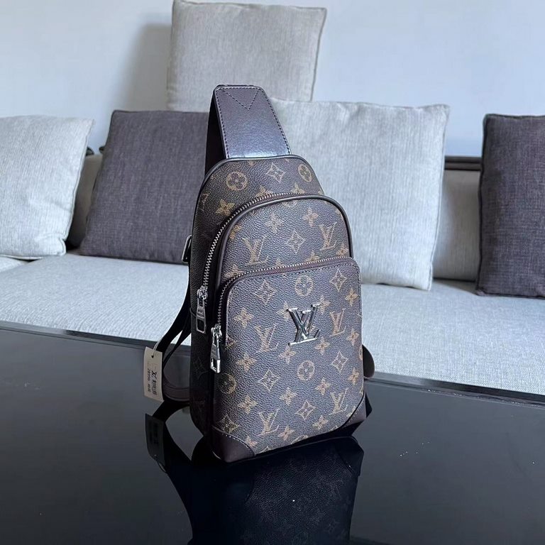 LV Chest BagModel 28996Size 18-31-5Counter new    Heavy hit replica   original leather replica   leather super soft   super large capacity   customized counter original hardware  smooth zipper    perfect craftsmanship   