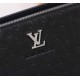 [Top original single quality] 2022 the latest models of combination lock LV single pull handbag European original imported cowhide sketched ostrich grain iconic lines, the use of imported equipment production, fashion tr