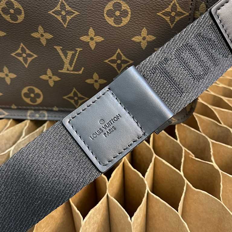 The sturdy suitcase-style handle and adjustable shoulder strap are embellished with the LV logo and offer a variety of carrying options.Monogram Macassar coated canvasEpi leather trim and liningMatte black metal hardware