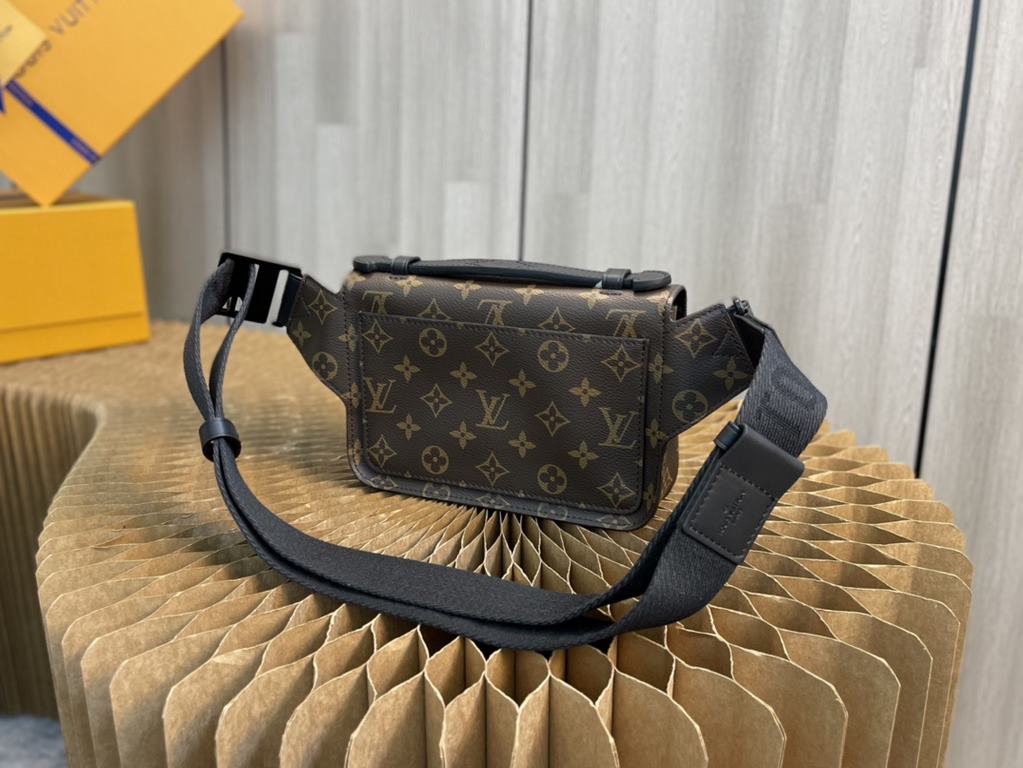 The sturdy suitcase-style handle and adjustable shoulder strap are embellished with the LV logo and offer a variety of carrying options.Monogram Macassar coated canvasEpi leather trim and liningMatte black metal hardware