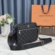 The latest models of Louis Denver counter authentic available [top original quality LV men's crossbody bagSize 27-19-7cmThe original factory production, must be fine   heavy gold playing version of the replica   original