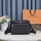 The latest models of Louis Denver counter authentic available [top original quality LV men's crossbody bagSize 27-19-7cmThe original factory production, must be fine   heavy gold playing version of the replica   original