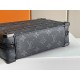 Top quality original   Authentic development, all steel hardware    This Handle Soft Trunk bag evokes Louis Vuitton's case-making heritage with its iconic Monogram Macassar canvas combined with riveted corners and leathe