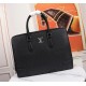 [Top original single quality] 2022 the latest models LV briefcase European original imported cowhide sketched iconic lines, using imported equipment production, fashion trend, counter quality, more zipper pockets and int