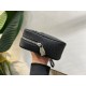 M41664 Black Check Black Flower 41663 Coffee 42838 Flower 51726 Water Wave 41663 Creme 30441 Cross 30443 Silver Wheat The Pochette Kasai clutch is shaped in a compact form in finely textured Taga leather, with the letter