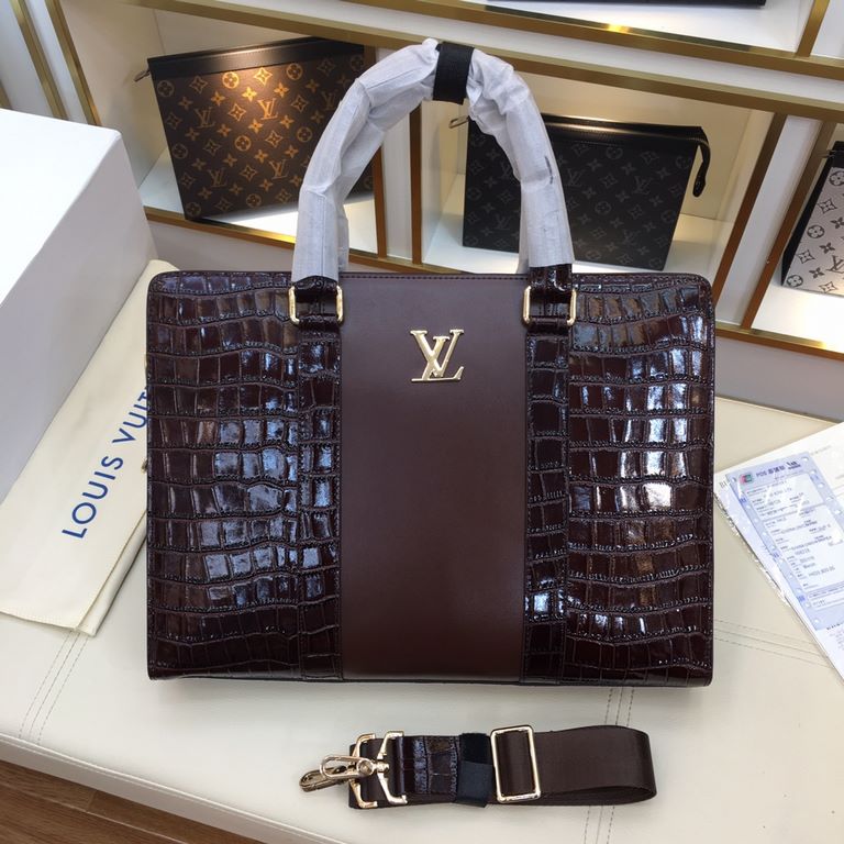 .    Original official website 66432-1LV original single authentic new counter with the same high-end men's casual briefcase   workmanship is super refined and elegant. With imported raw materials cowhide counter special