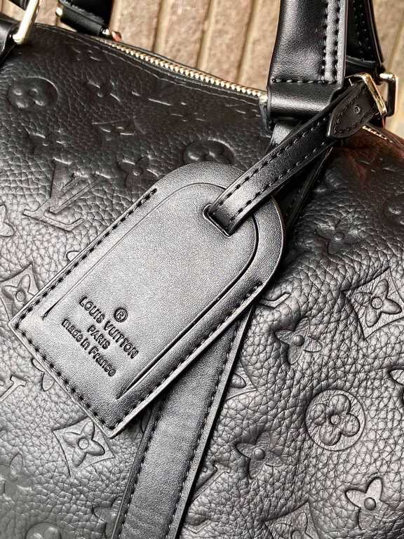 2267-1 LV Cowhide Embossed Keepall Travel Bags Handbags Bags   Airport Bags Made of exquisite inlaid fine workmanship, photographed in kind Original original fabrics Size 452326