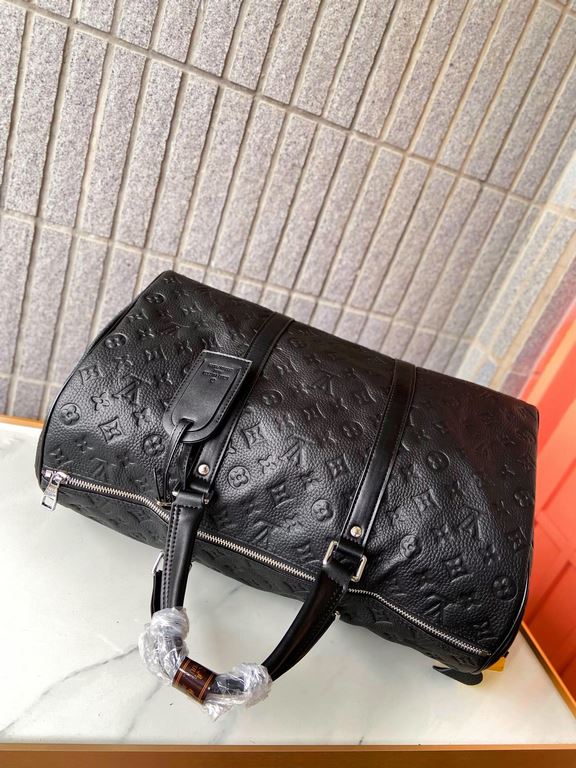 2267-1 LV Cowhide Embossed Keepall Travel Bags Handbags Bags   Airport Bags Made of exquisite inlaid fine workmanship, photographed in kind Original original fabrics Size 452326