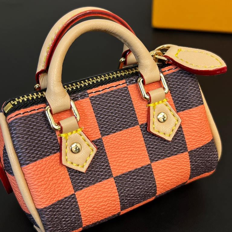 new   checkerboard checkerboard 5 colors In stock  MINI KEEPALL bag charm with keychain Louis Vuitton Louis Vuitton lv Mini Pillow Bag Pendant  This Mini Keepall bag and keychain is a bold and adventurous take on the cla