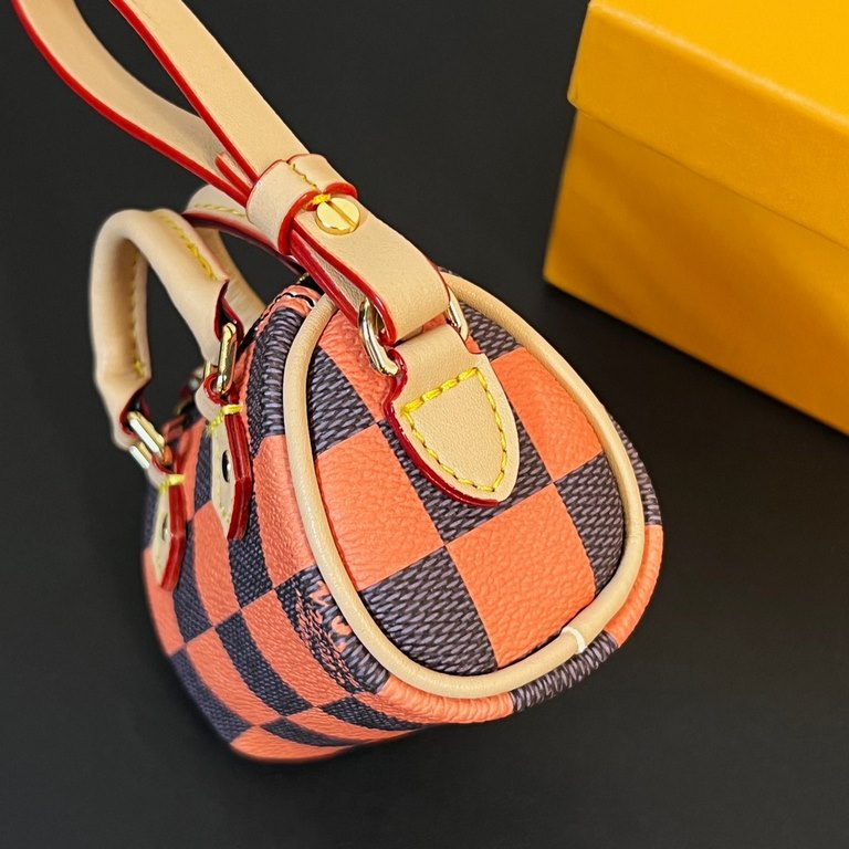 new   checkerboard checkerboard 5 colors In stock  MINI KEEPALL bag charm with keychain Louis Vuitton Louis Vuitton lv Mini Pillow Bag Pendant  This Mini Keepall bag and keychain is a bold and adventurous take on the cla