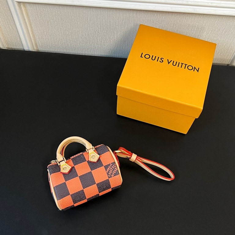 new   checkerboard checkerboard 5 colors In stock  MINI KEEPALL bag charm with keychain Louis Vuitton Louis Vuitton lv Mini Pillow Bag Pendant  This Mini Keepall bag and keychain is a bold and adventurous take on the cla