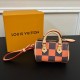 new   checkerboard checkerboard 5 colors In stock  MINI KEEPALL bag charm with keychain Louis Vuitton Louis Vuitton lv Mini Pillow Bag Pendant  This Mini Keepall bag and keychain is a bold and adventurous take on the cla