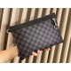 LV Louis Vuitton multifunctional handbag shipping   unisex models   summer staple models   imported special materials PVC plating with leather refined from   real shot not to repair the picture   every detail can be seen