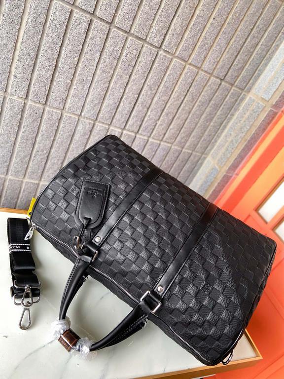 2267-1 LV Cowhide Embossed Keepall Travel Bags Handbags Bags   Airport Bags Made of exquisite inlaid fine workmanship, photographed in kind Original original fabrics Size 452326