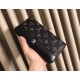 () [Original] LV Louis Vuitton  [Model] 666066 small wallet [Size] 19-10-2.5cm [Color] black high-end quality (original authentic) [Material] LV Louis Vuitton counter purchases classic  the original imported   cowhide  a