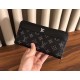 () [Original] LV Louis Vuitton  [Model] 666066 small wallet [Size] 19-10-2.5cm [Color] black high-end quality (original authentic) [Material] LV Louis Vuitton counter purchases classic  the original imported   cowhide  a