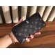 () [Original] LV Louis Vuitton  [Model] 666066 small wallet [Size] 19-10-2.5cm [Color] black high-end quality (original authentic) [Material] LV Louis Vuitton counter purchases classic  the original imported   cowhide  a