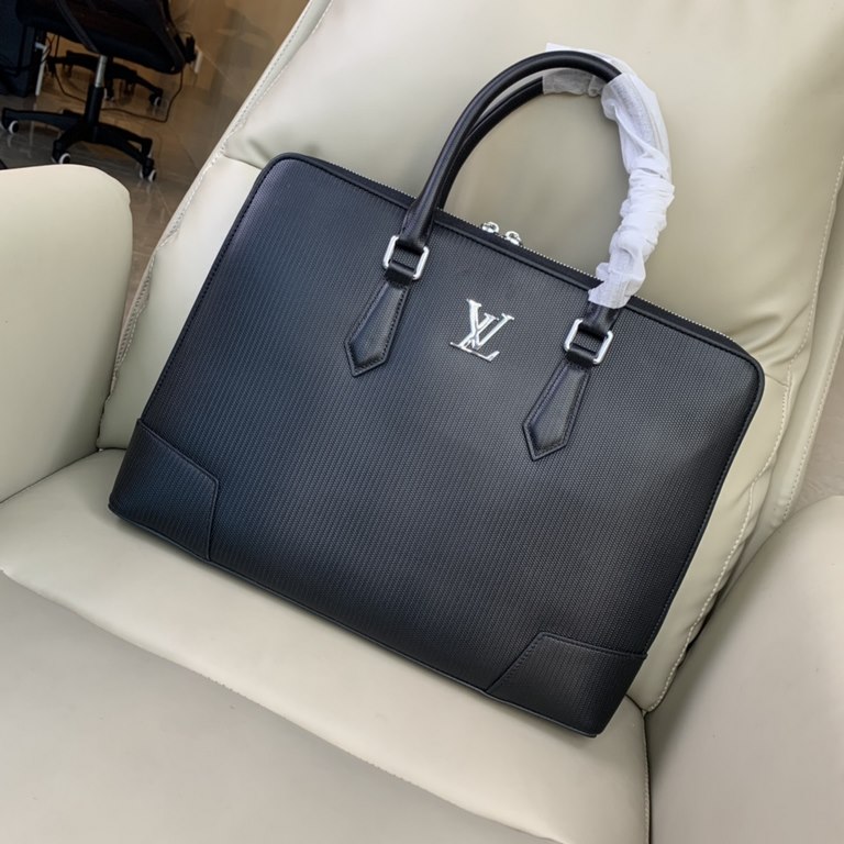 Top counter rats high-end goods 2023 latest fire models LV imported head layer cowhide handheld briefcase fire models a large number of shipments, clamoring counter goods   top original single goods   paper talking about