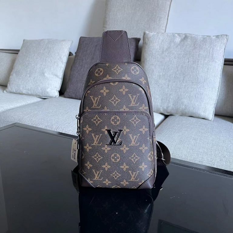 Exclusive  [Original Goods] LV Chest BagModel 28996Size 18-31-5Counter new    heavy hit replica   original leather replica   leather super soft   oversized capacity   customized counter original hardware  smooth zipper  