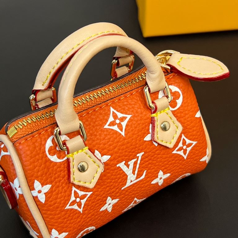 new   old pattern 5 colors In stock  MINI KEEPALL bag charm with keychain Louis Vuitton Louis Vuitton lv Mini Pillow Bag Pendant  This Mini Keepall bag and keychain is a bold and adventurous take on the classic handbag s