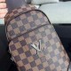 Exclusive  [Original Goods] LV Chest BagModel 28996Size 18-31-5Counter new    heavy hit replica   original leather replica   leather super soft   oversized capacity   customized counter original hardware  smooth zipper  