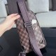 Exclusive  [Original Goods] LV Chest BagModel 28996Size 18-31-5Counter new    heavy hit replica   original leather replica   leather super soft   oversized capacity   customized counter original hardware  smooth zipper  